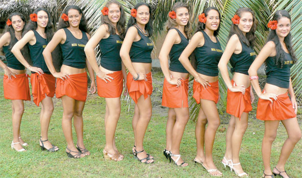 Raiatea - Dalida Taurua ganadora de Miss Raromatai 2010